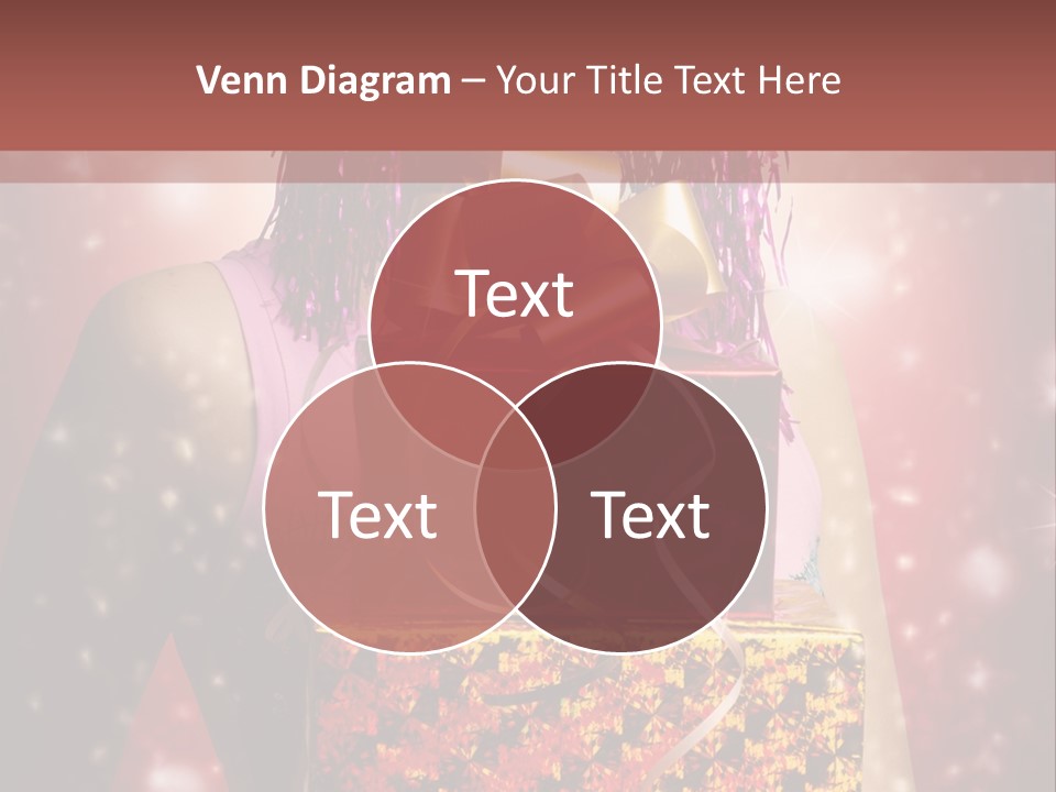 Holding Happiness Christmas PowerPoint Template