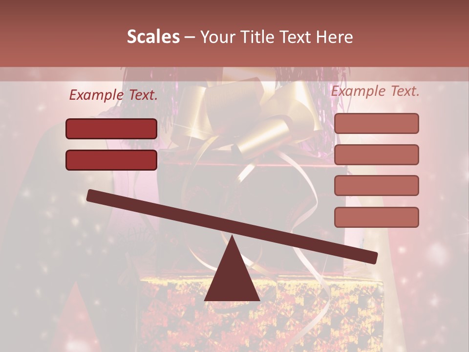 Holding Happiness Christmas PowerPoint Template