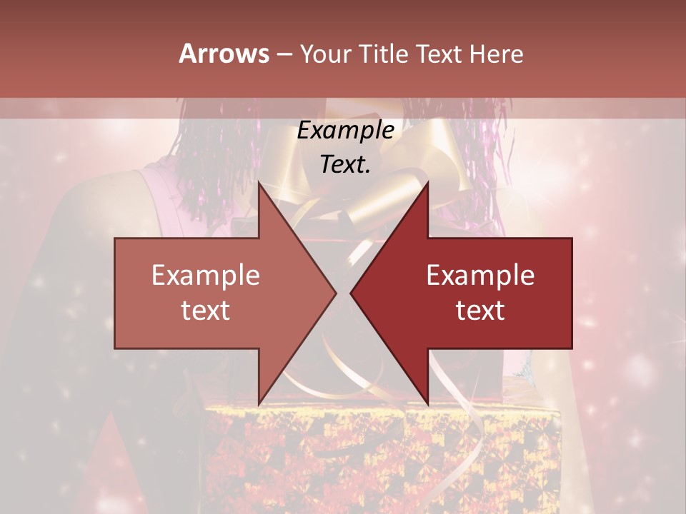 Holding Happiness Christmas PowerPoint Template