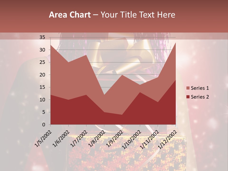 Holding Happiness Christmas PowerPoint Template
