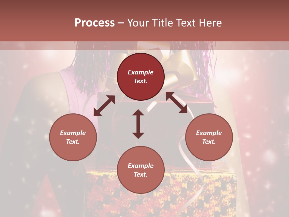 Holding Happiness Christmas PowerPoint Template