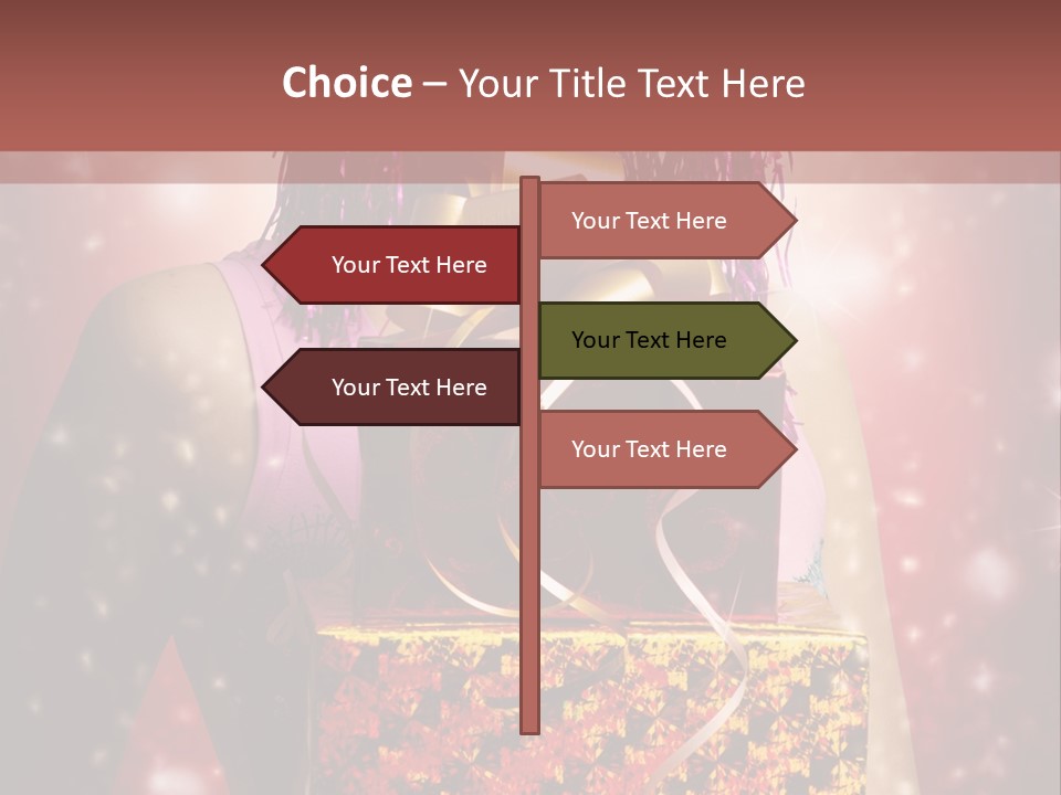 Holding Happiness Christmas PowerPoint Template