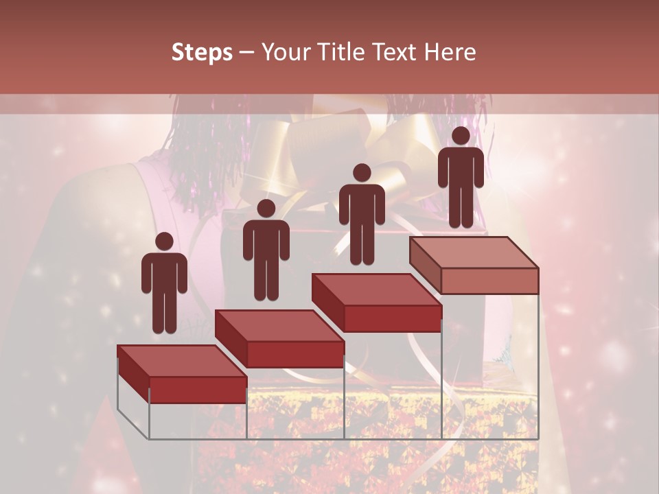 Holding Happiness Christmas PowerPoint Template