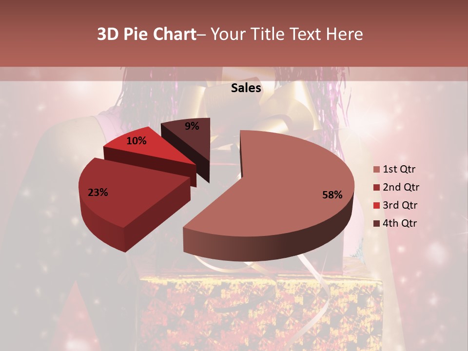 Holding Happiness Christmas PowerPoint Template