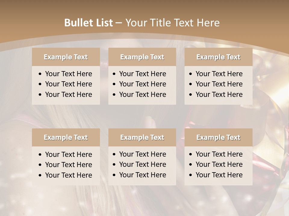 Model Snow Girl PowerPoint Template