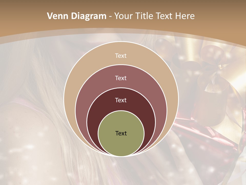 Model Snow Girl PowerPoint Template