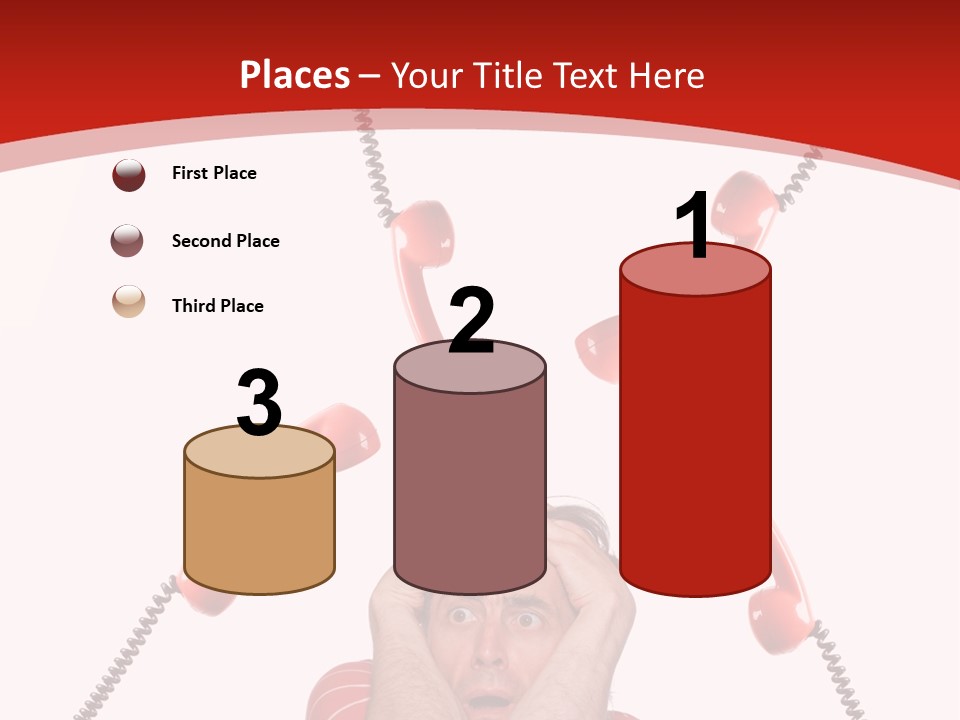 Frightened Depressed Service PowerPoint Template