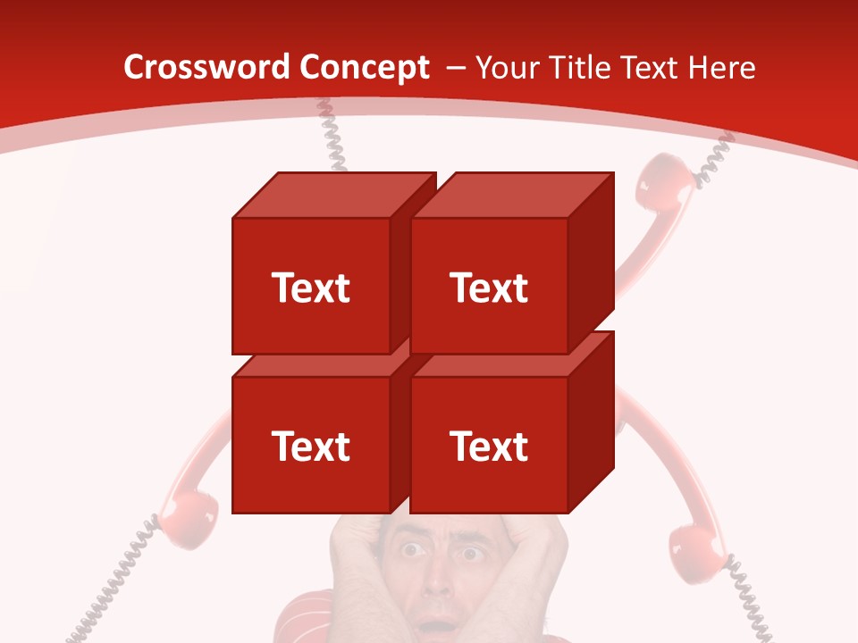 Frightened Depressed Service PowerPoint Template
