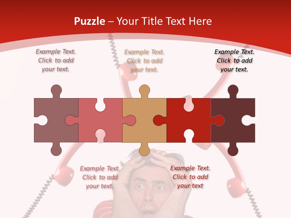 Frightened Depressed Service PowerPoint Template