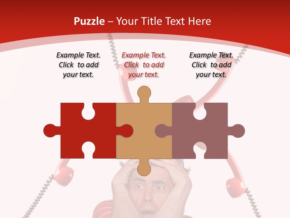 Frightened Depressed Service PowerPoint Template