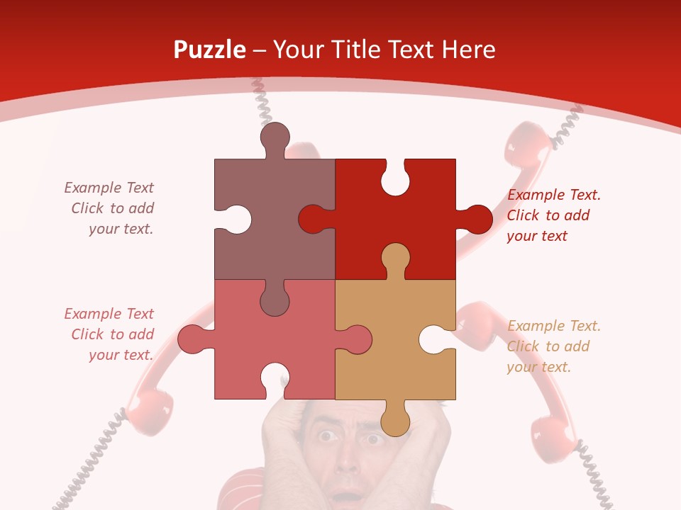 Frightened Depressed Service PowerPoint Template