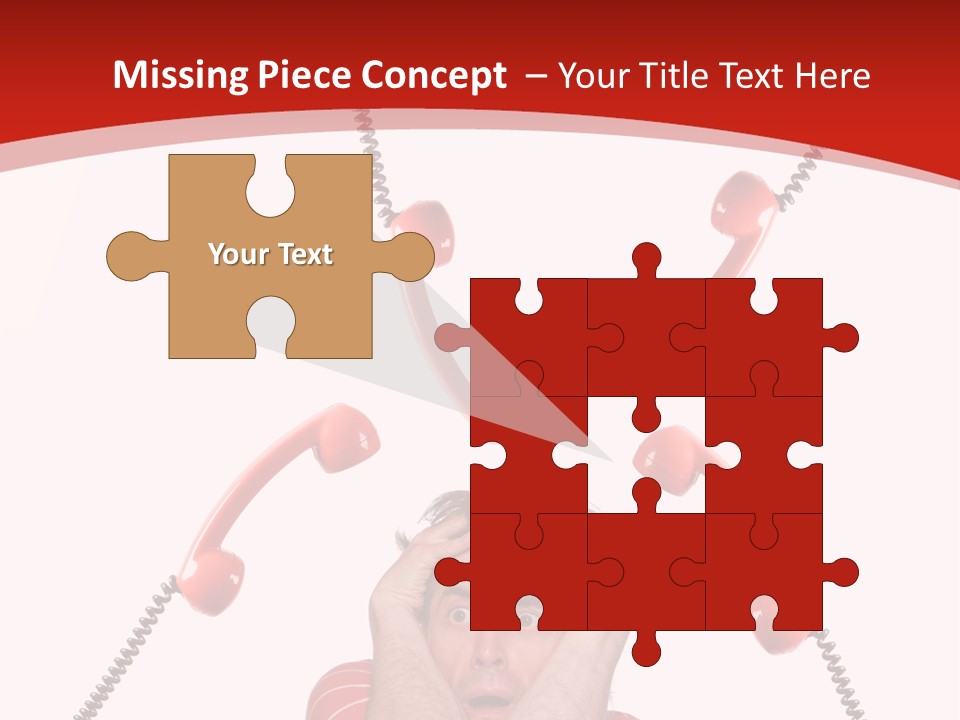 Frightened Depressed Service PowerPoint Template