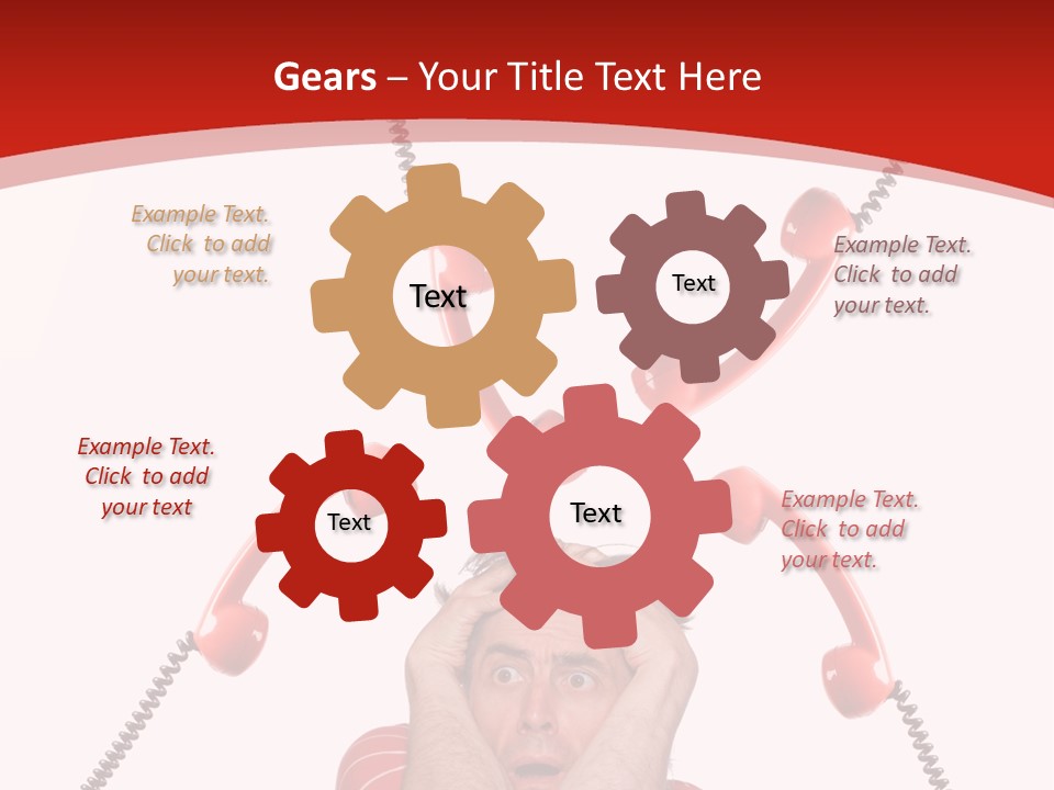 Frightened Depressed Service PowerPoint Template