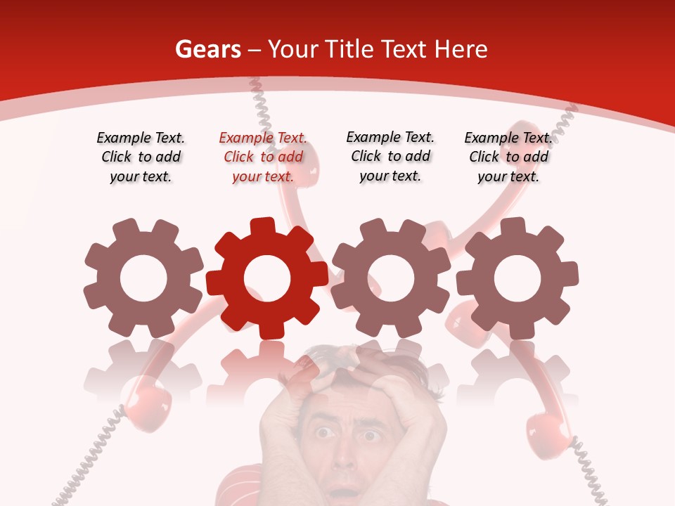 Frightened Depressed Service PowerPoint Template