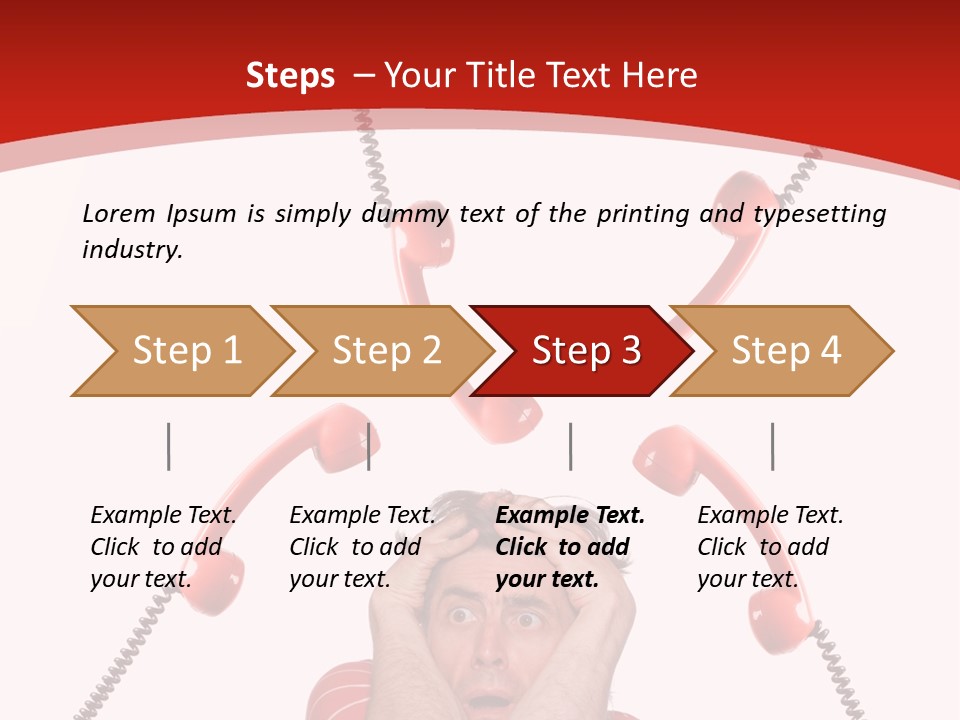 Frightened Depressed Service PowerPoint Template