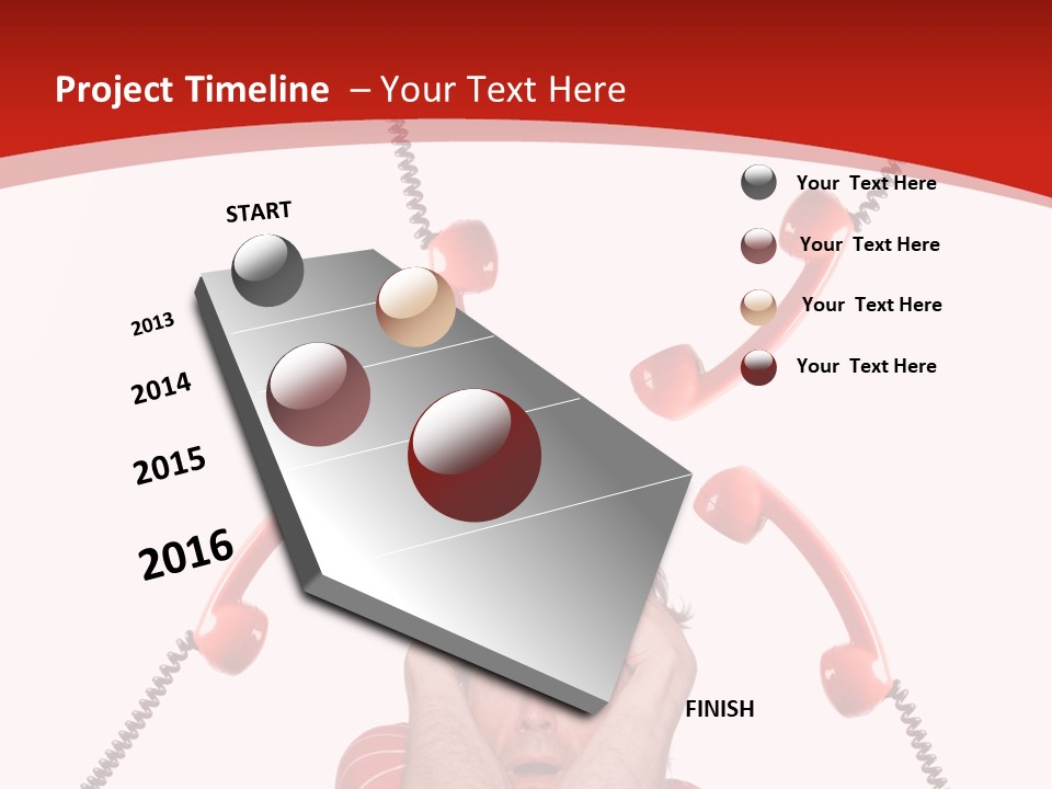 Frightened Depressed Service PowerPoint Template