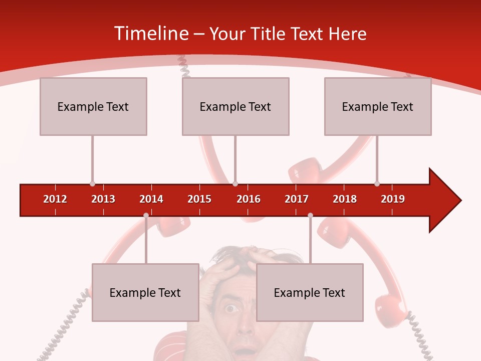 Frightened Depressed Service PowerPoint Template