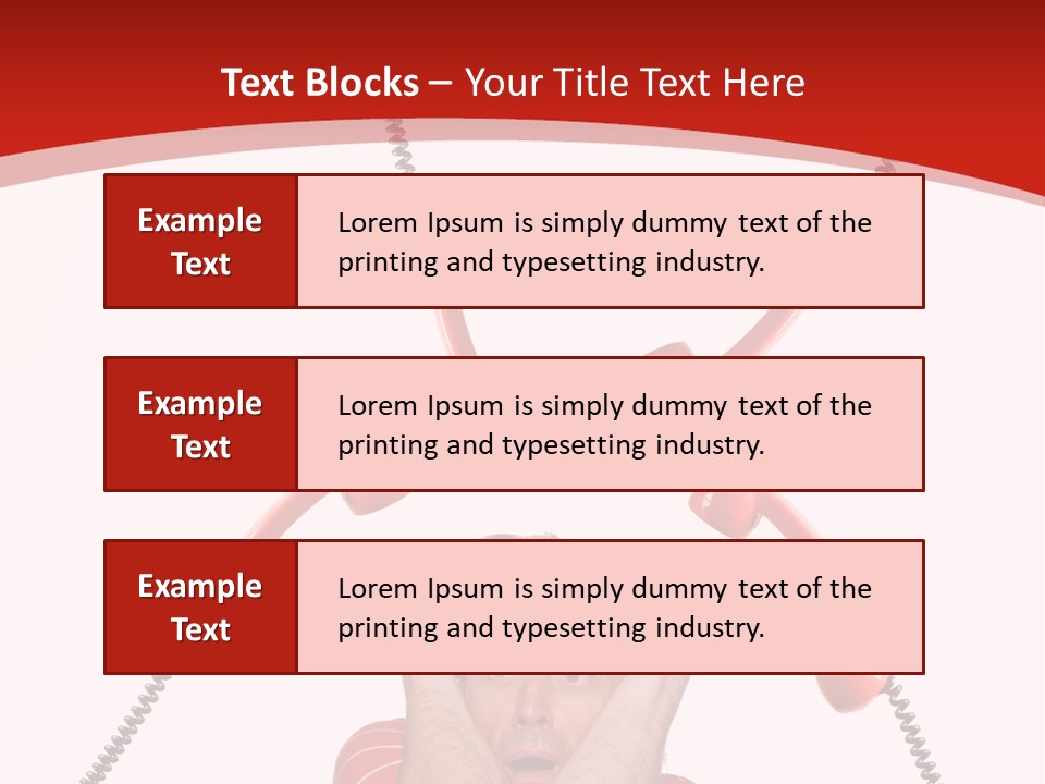 Frightened Depressed Service PowerPoint Template