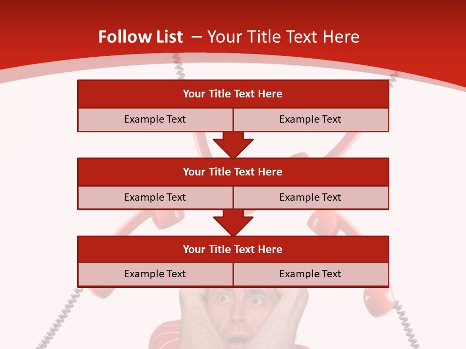 Frightened Depressed Service PowerPoint Template