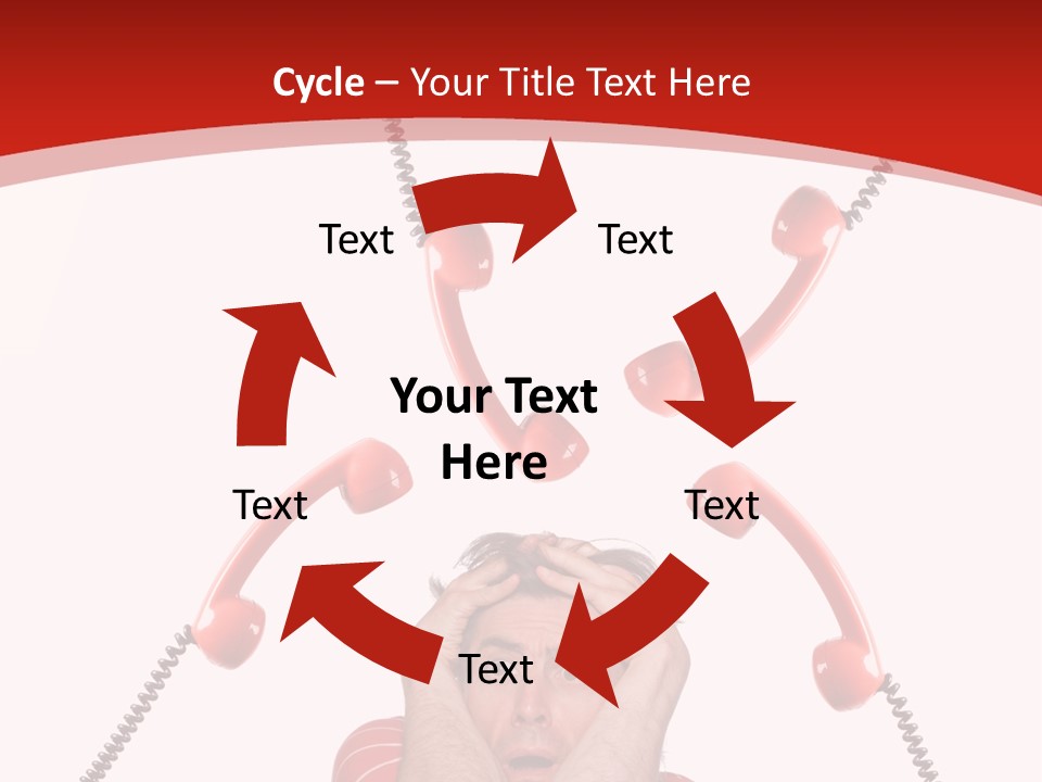 Frightened Depressed Service PowerPoint Template