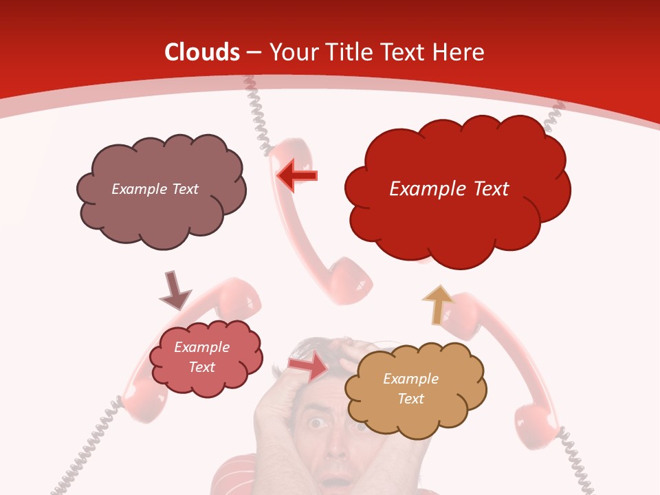 Frightened Depressed Service PowerPoint Template