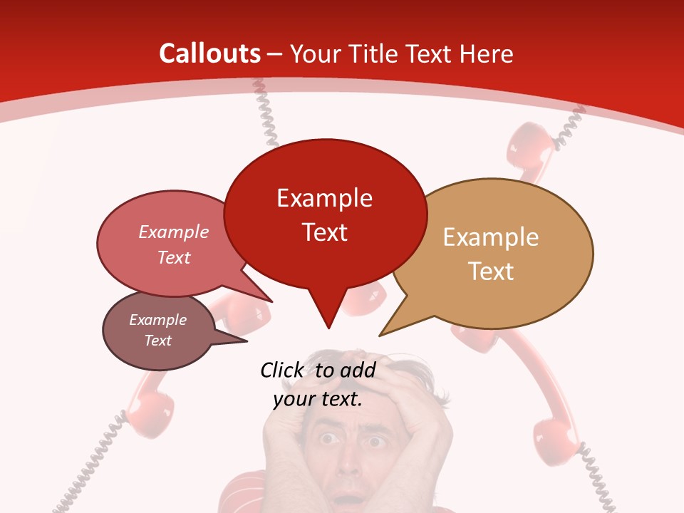 Frightened Depressed Service PowerPoint Template