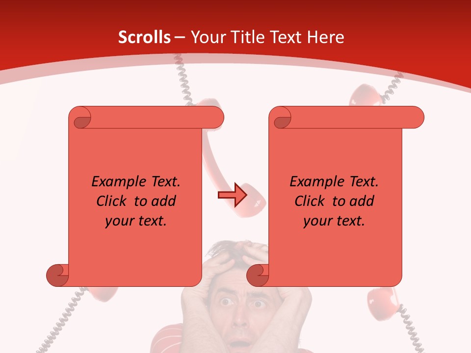 Frightened Depressed Service PowerPoint Template