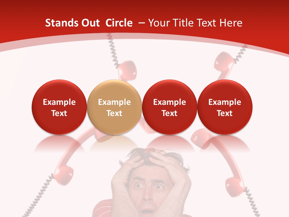 Frightened Depressed Service PowerPoint Template