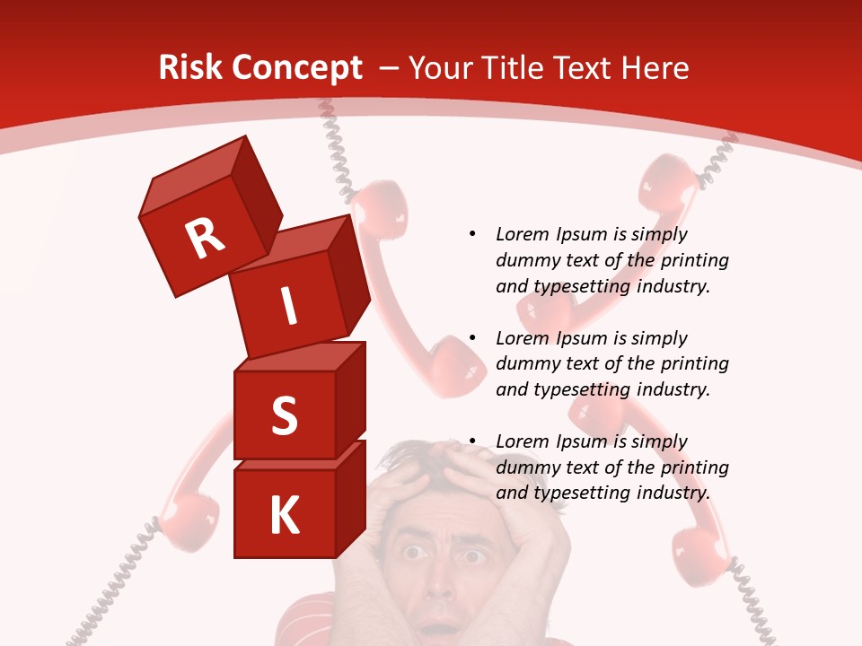 Frightened Depressed Service PowerPoint Template