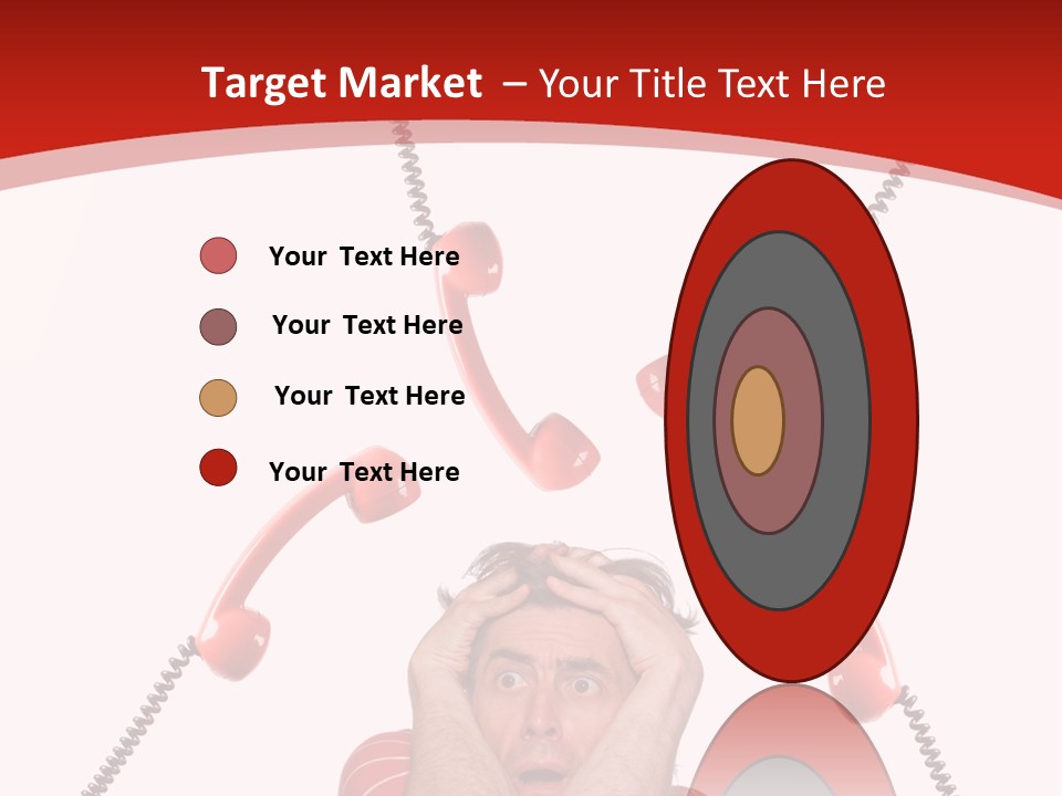 Frightened Depressed Service PowerPoint Template