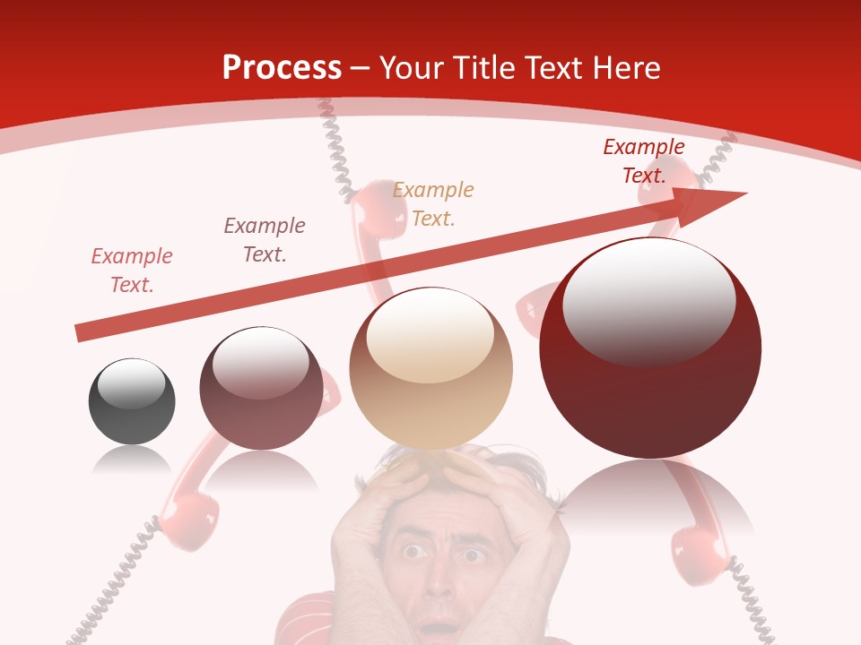 Frightened Depressed Service PowerPoint Template