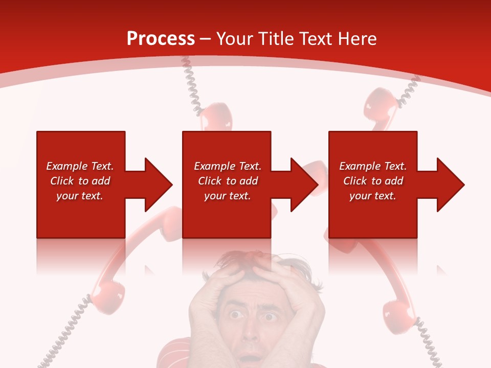 Frightened Depressed Service PowerPoint Template
