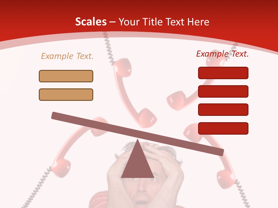Frightened Depressed Service PowerPoint Template