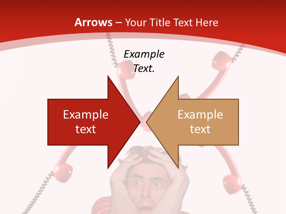 Frightened Depressed Service PowerPoint Template