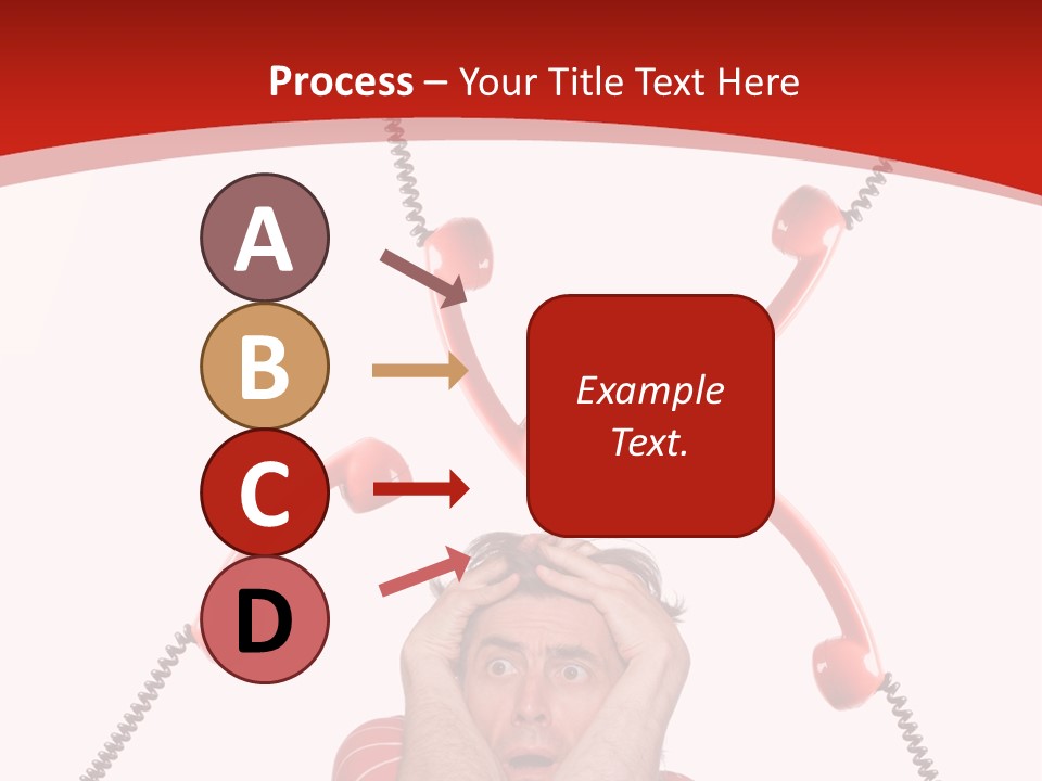 Frightened Depressed Service PowerPoint Template