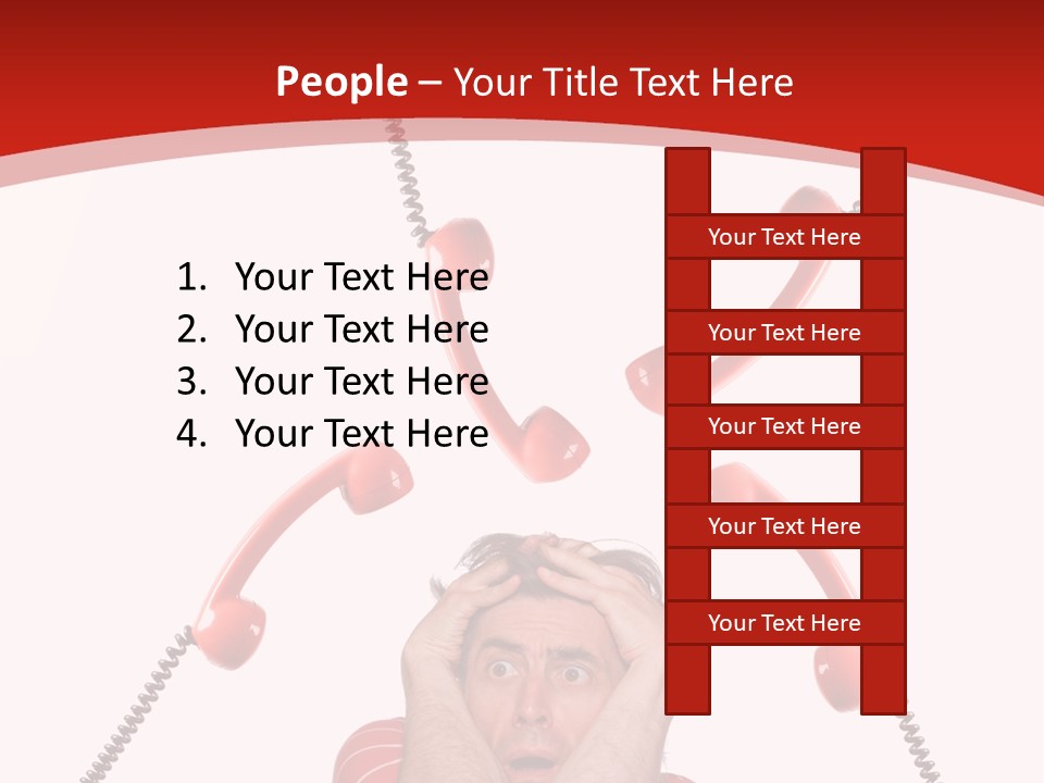 Frightened Depressed Service PowerPoint Template