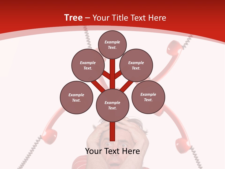 Frightened Depressed Service PowerPoint Template