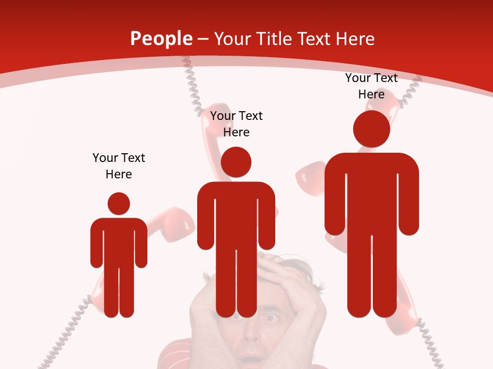 Frightened Depressed Service PowerPoint Template