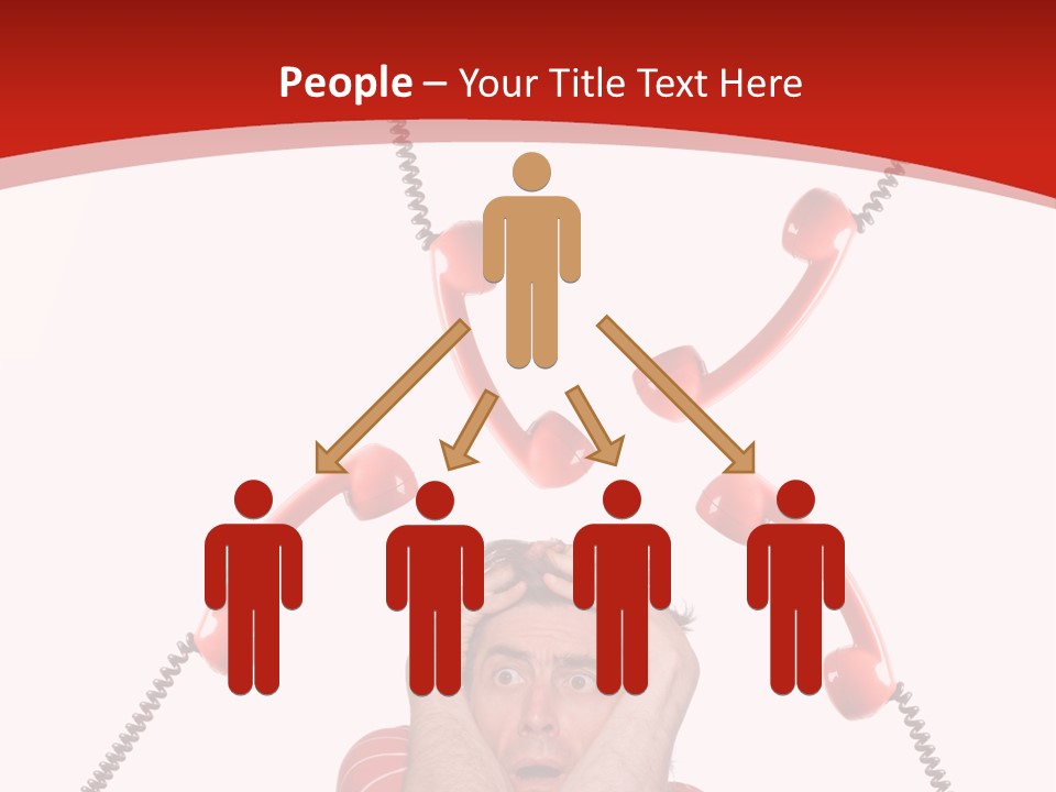 Frightened Depressed Service PowerPoint Template