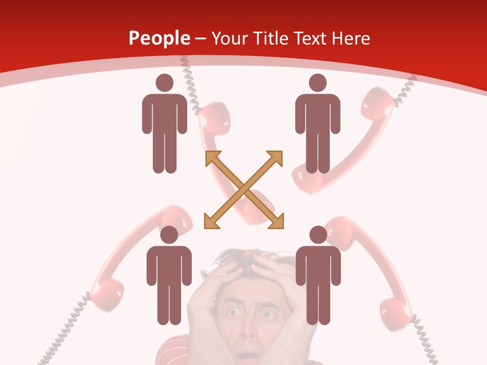 Frightened Depressed Service PowerPoint Template