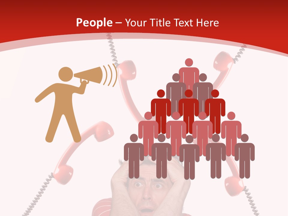 Frightened Depressed Service PowerPoint Template