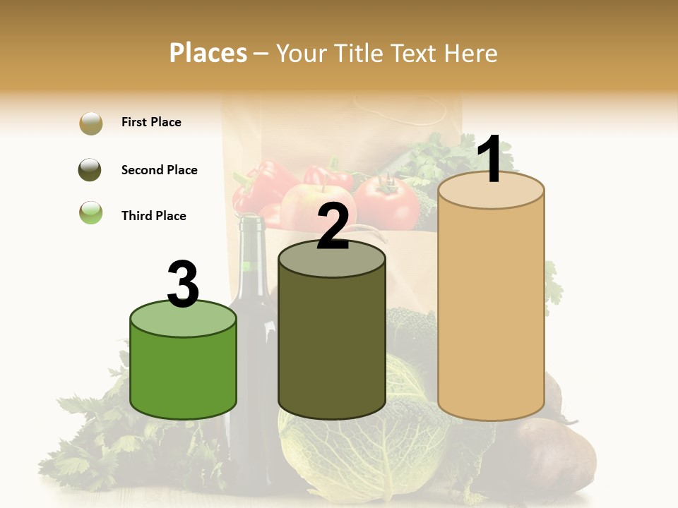 Fresh Grocery Green PowerPoint Template