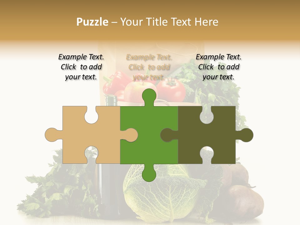 Fresh Grocery Green PowerPoint Template