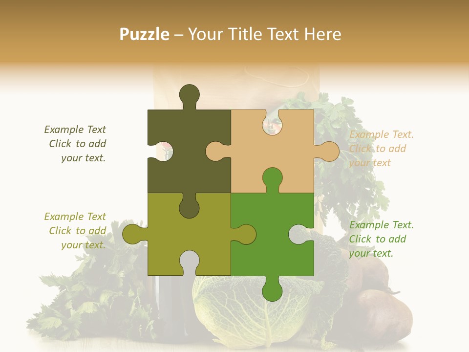 Fresh Grocery Green PowerPoint Template