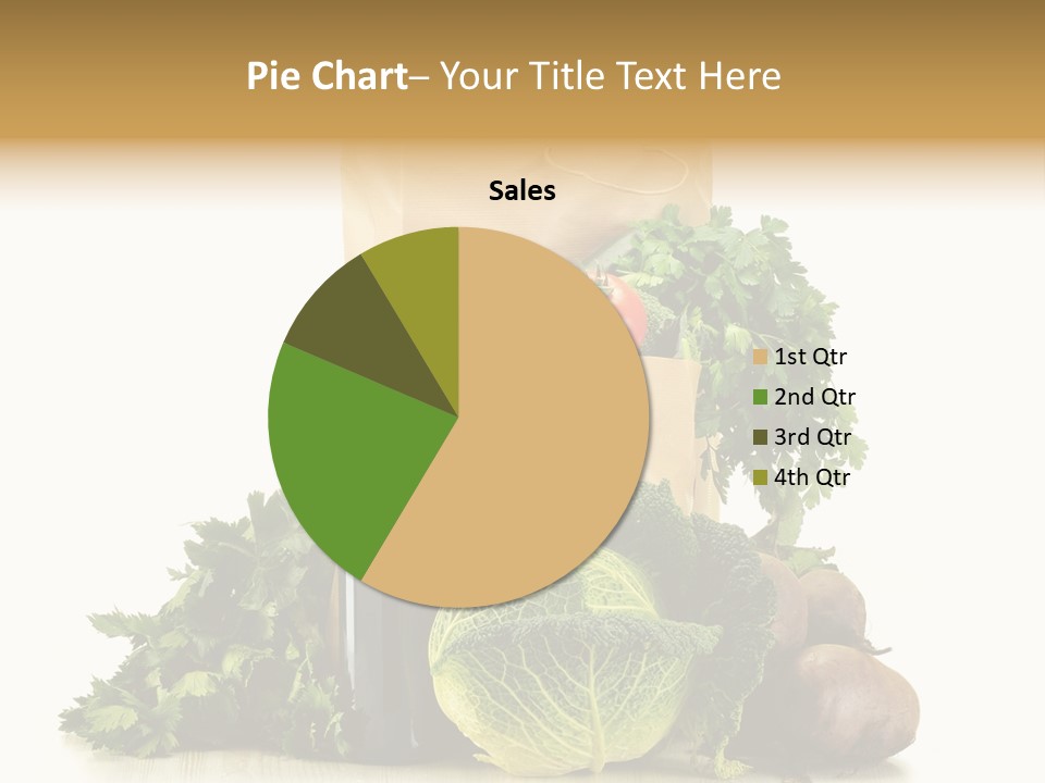 Fresh Grocery Green PowerPoint Template