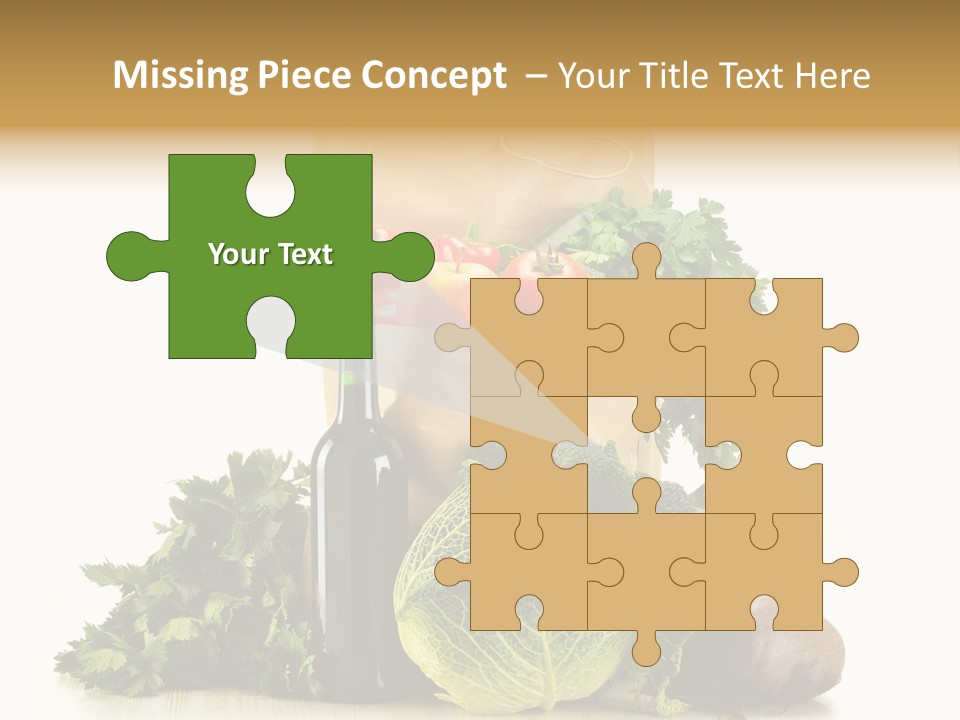 Fresh Grocery Green PowerPoint Template