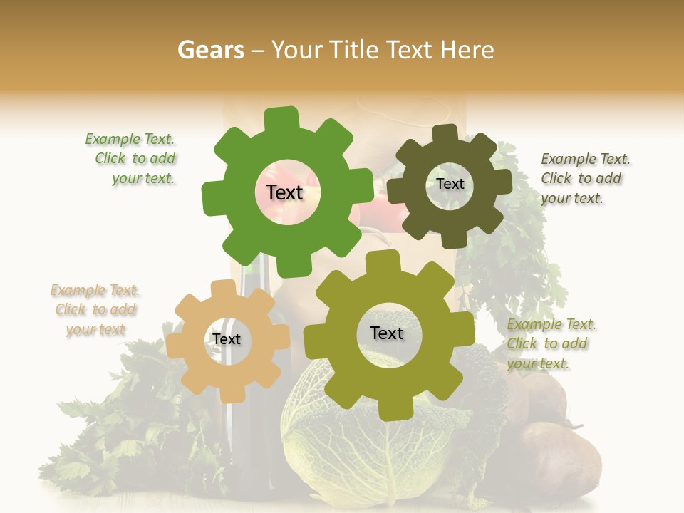 Fresh Grocery Green PowerPoint Template