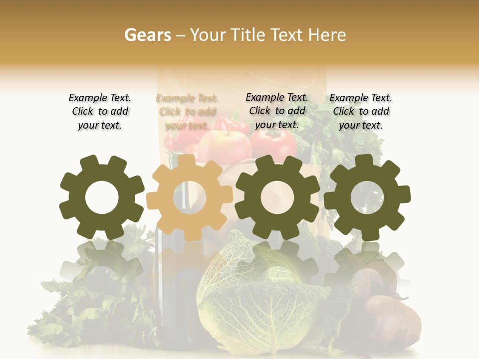 Fresh Grocery Green PowerPoint Template