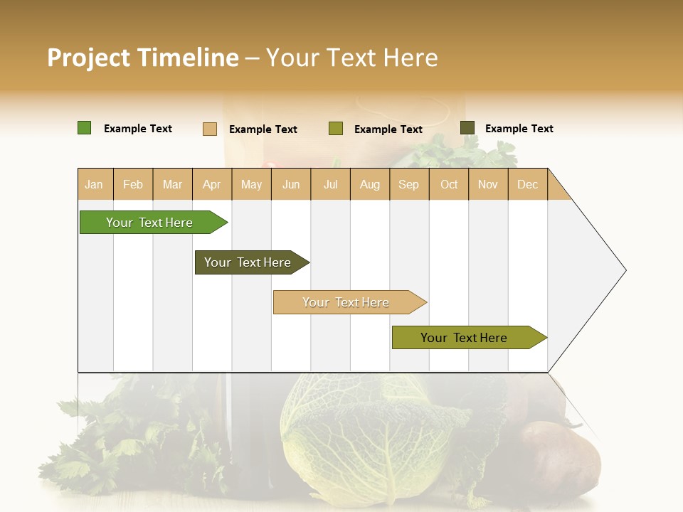 Fresh Grocery Green PowerPoint Template