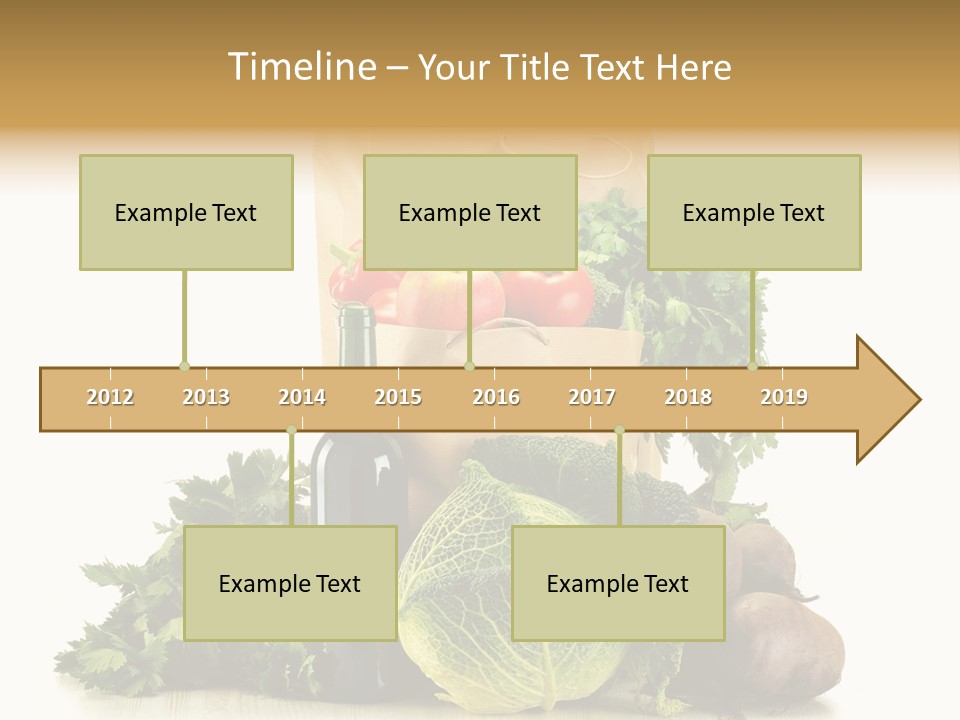 Fresh Grocery Green PowerPoint Template